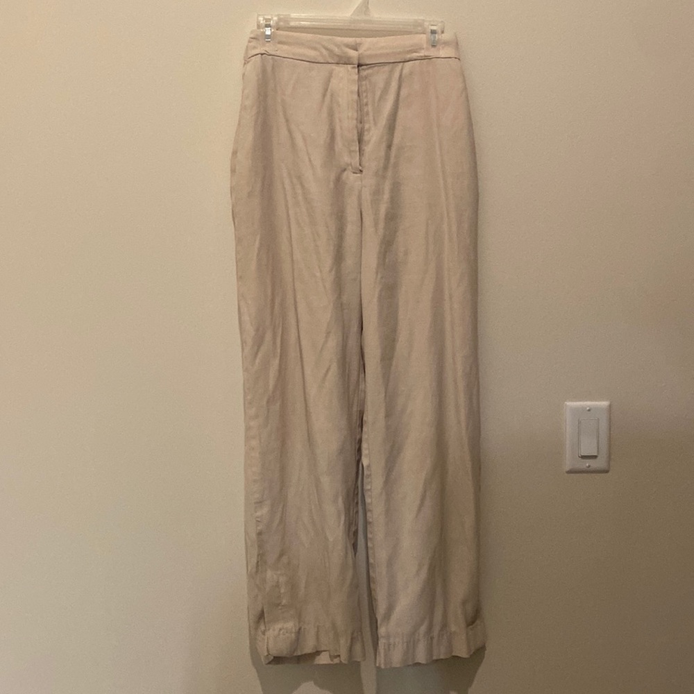 H&M wide cut slit pants